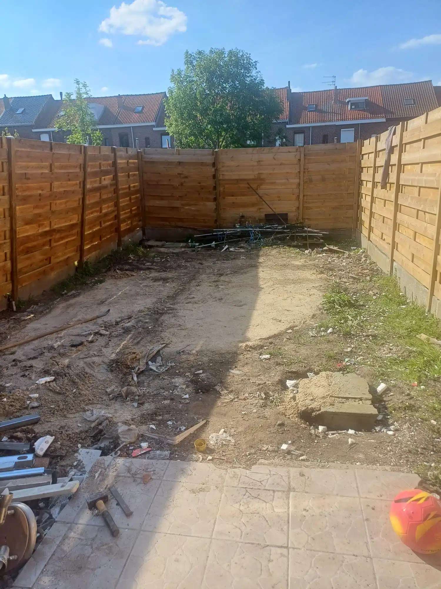 Après vide maison propre